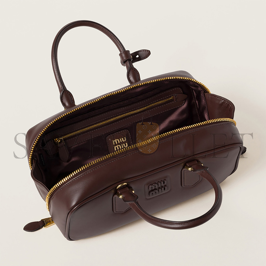 M1v M1v arcadie leather handbag 5bb148 (27*12*9cm)